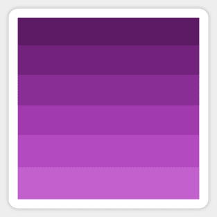 Purple strips Sticker